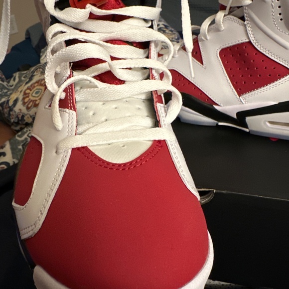 100% Authentic ,Jordan Retro 6 (carmine) main image 5